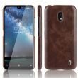 Захисний чохол Deexe Leather Back Cover для Nokia 2.2 - Brown (246204Z)