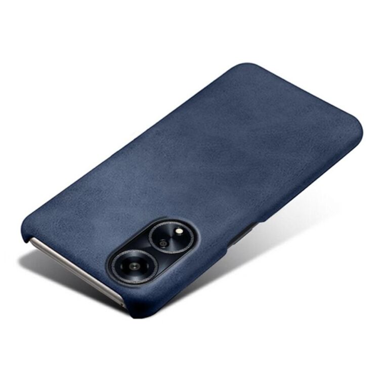 Защитный чехол Deexe Leather Back Cover для OPPO A98 - Blue: фото 3 из 4