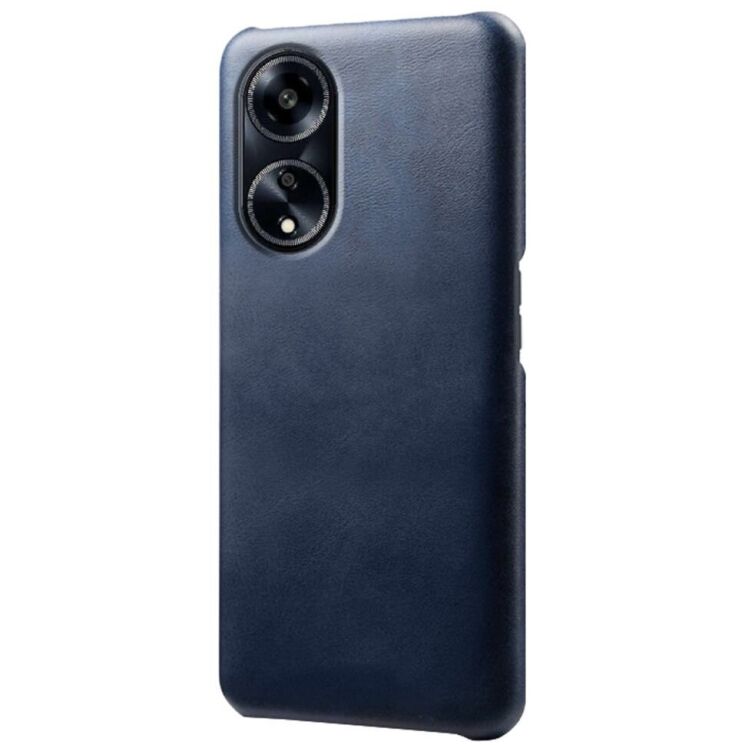 Защитный чехол Deexe Leather Back Cover для OPPO A98 - Blue: фото 2 из 4