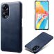 Защитный чехол Deexe Leather Back Cover для OPPO A98 - Blue (328418L). Фото 1 из 4