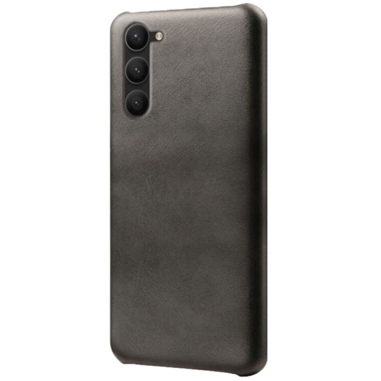 Захисний чохол Deexe Leather Back Cover для Samsung Galaxy S24 - Black: фото 2 з 4