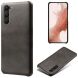 Захисний чохол Deexe Leather Back Cover для Samsung Galaxy S24 - Black (343543B). Фото 1 з 4