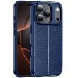 Захисний чохол Deexe Leather Cover для Apple iPhone 17 Pro Max - Blue (387460L)