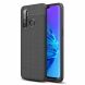 Защитный чехол Deexe Leather Cover для Realme 5 Pro / Realme Q - Black (248500B). Фото 1 из 11