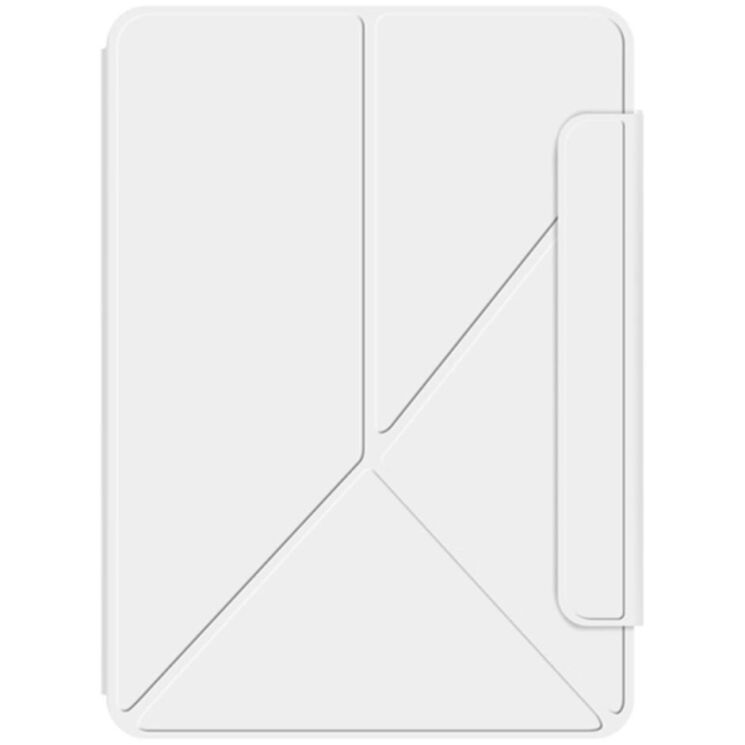 Защитный чехол Deexe Magnetic Case для Apple iPad Pro 11 (2024) - White: фото 6 из 7