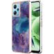 Защитный чехол Deexe Marble Case для Xiaomi Poco X5 / Redmi Note 12 5G - Purple (320445V). Фото 1 из 7