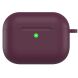 Защитный чехол Deexe Matte Case (FH) для AirPods Pro 3 - Wine Red (390118WR). Фото 2 из 4