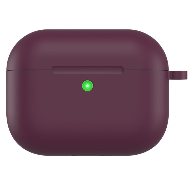 Защитный чехол Deexe Matte Case (FH) для AirPods Pro 3 - Wine Red (390118WR) Защитный чехол Deexe Matte Case (FH) для AirPods Pro 3 - Wine Red: фото 2 из 4