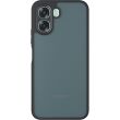 Захисний чохол Deexe Matte Skin для OPPO A6x - Transparent Black (406536TB)