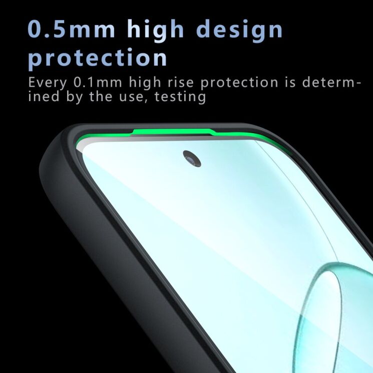 Захисний чохол Deexe Matte Skin для OPPO A6x - Transparent Black (406536TB) Захисний чохол Deexe Matte Skin для OPPO A6x - Transparent Black: фото 6 з 10