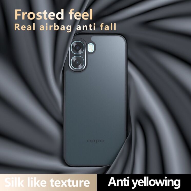 Захисний чохол Deexe Matte Skin для OPPO A6x - Transparent Black (406536TB) Захисний чохол Deexe Matte Skin для OPPO A6x - Transparent Black: фото 8 з 10