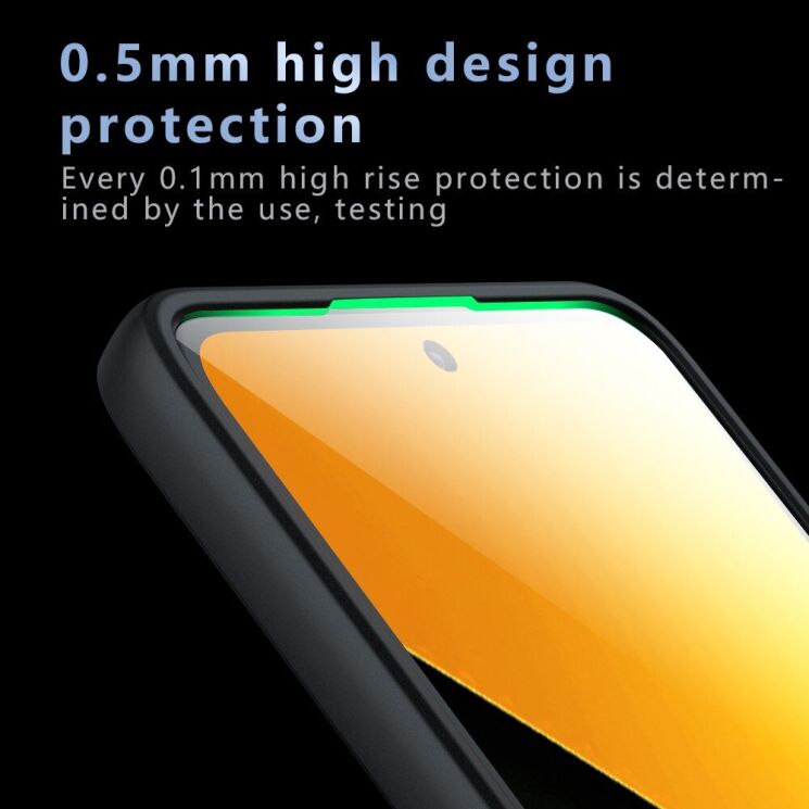 Защитный чехол Deexe Matte Skin для Xiaomi Poco M7 Pro - Black: фото 8 из 11