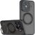 Захисний чохол Deexe Matte Skin Kickstand with MagSafe для OnePlus 15T - Transparent Black: фото 1 з 10