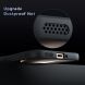 Захисний чохол Deexe Matte Skin Kickstand with MagSafe для OnePlus 15T - Transparent Black (410422TB). Фото 5 з 10