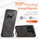 Захисний чохол Deexe Matte Skin Kickstand with MagSafe для OnePlus 15T - Transparent Black (410422TB). Фото 2 з 10