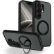 Захисний чохол Deexe Matte Skin Kickstand with MagSafe для TECNO Camon 50 - Black (386344B). Фото 1 з 8