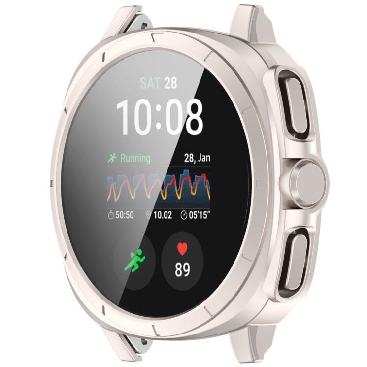 Защитный чехол Deexe Protective Frame для Samsung Galaxy Watch 7 (40mm) - Starlight: фото 5 из 7