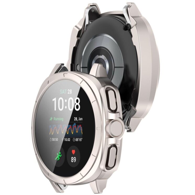 Защитный чехол Deexe Protective Frame для Samsung Galaxy Watch 7 (40mm) - Starlight: фото 6 из 7