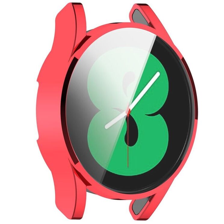 Захисний чохол Deexe Protective Frame для Samsung Galaxy Watch FE (40mm) - Red: фото 5 з 7