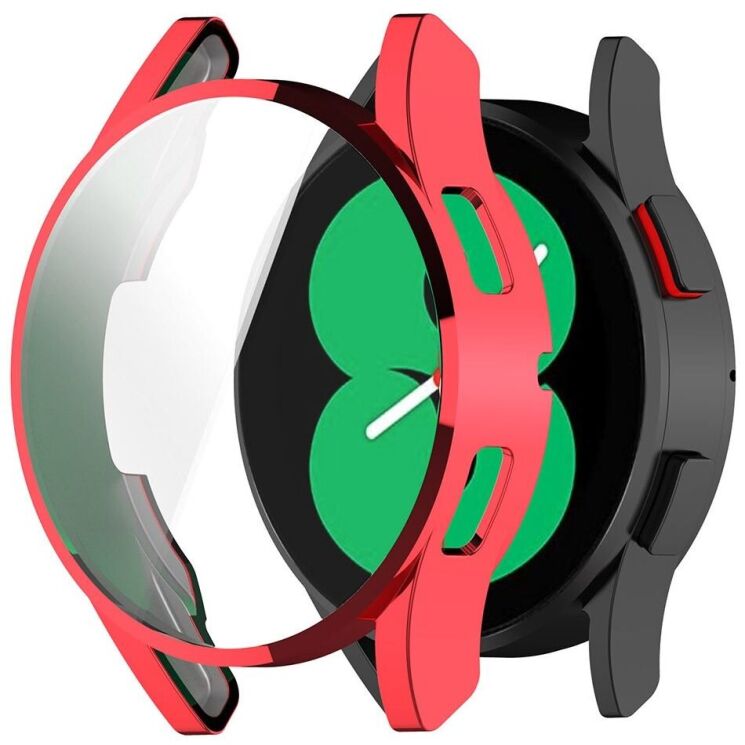 Захисний чохол Deexe Protective Frame для Samsung Galaxy Watch FE (40mm) - Red: фото 1 з 7