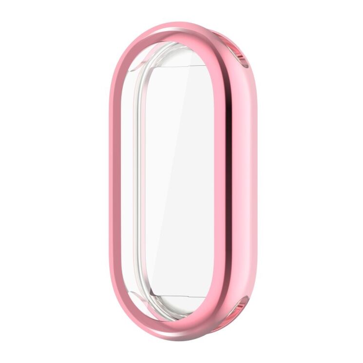 Защитный чехол Deexe Protective Frame для Xiaomi Mi Smart Band 8 - Pink: фото 2 из 6