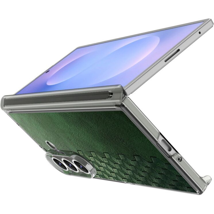 Защитный чехол Deexe Rhombus Case для Samsung Galaxy Fold 8 Ultra - Green (424082G) Защитный чехол Deexe Rhombus Case для Samsung Galaxy Fold 8 Ultra - Green: фото 6 из 12
