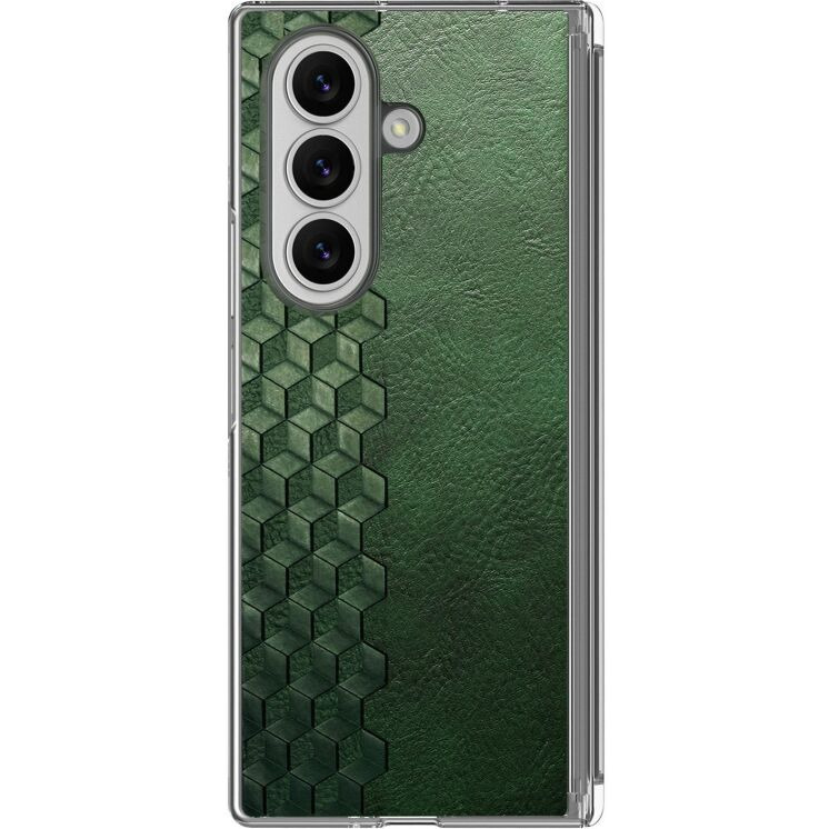 Защитный чехол Deexe Rhombus Case для Samsung Galaxy Fold 8 Ultra - Green (424082G) Защитный чехол Deexe Rhombus Case для Samsung Galaxy Fold 8 Ultra - Green: фото 2 из 12