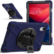 Защитный чехол Deexe Rotation Hybrid для Lenovo Tab M11 (TB330) / Tab K11 Gen 2 / Idea Tab (TB336) / Xiaoxin Pad 2024 - Navy Blue: фото 1 из 12
