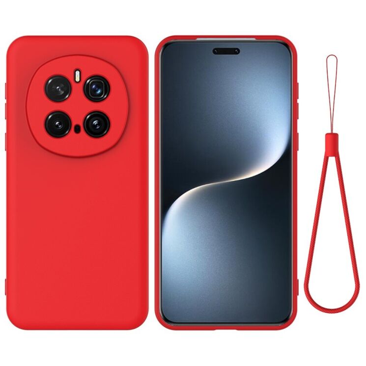 Защитный чехол Deexe Silicone Case для Honor Magic 7 Pro - Red: фото 1 из 8