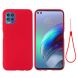 Силіконовий (TPU) чохол Deexe Silicone Case для Motorola Moto G100 - Red (277909R). Фото 2 з 7