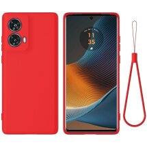 Защитный чехол Deexe Silicone Case для Motorola Moto G85 - Red: фото 1 из 7