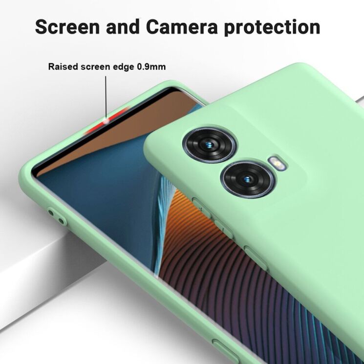 Захисний чохол Deexe Silicone Case для Motorola Moto G85 - Yellow: фото 4 з 7