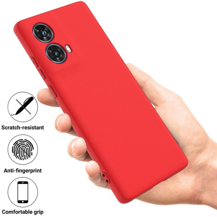 Захисний чохол Deexe Silicone Case для Motorola Moto G85 - Yellow: фото 2 з 7