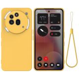 Захисний чохол Deexe Silicone Case для Nothing Phone (3a) Pro - Yellow (377607Y)