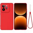 Защитный чехол Deexe Silicone Case для Realme GT 7 Pro - Red (377208R)