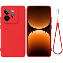 Защитный чехол Deexe Silicone Case для Realme GT 7 Pro - Red: фото 1 из 8
