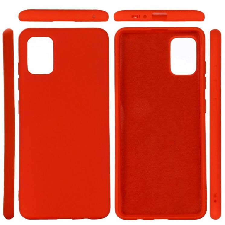 Захисний чохол Deexe Silicone Case для Samsung Galaxy S10 Lite (G770) - Red: фото 5 з 5