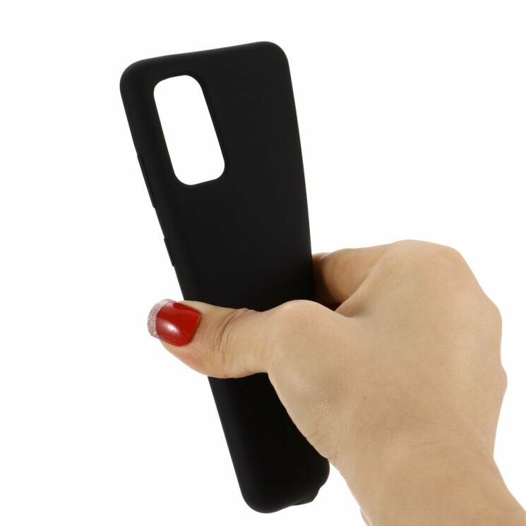 Защитный чехол Deexe Silicone Case для Samsung Galaxy S20 Plus (G985) - Black: фото 3 из 6