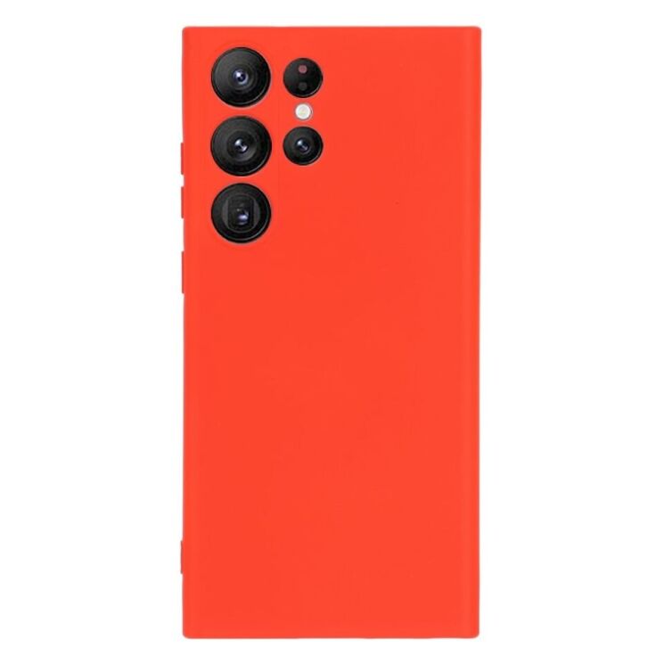 Защитный чехол Deexe Silicone Case для Samsung Galaxy S23 Ultra - Red: фото 3 из 7