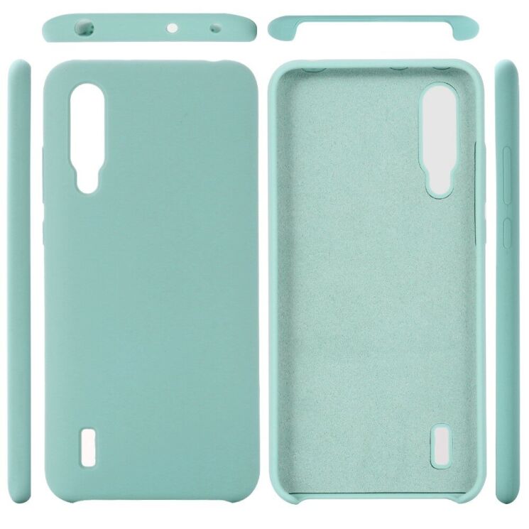 Силіконовий (TPU) чохол Deexe Silicone Case для Xiaomi Mi 9 Lite / Mi CC9 - Cyan: фото 2 з 6