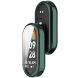 Защитный чехол Deexe Silicone Frame для Xiaomi Mi Smart Band 8 / 9 - Green (326044G). Фото 3 из 8