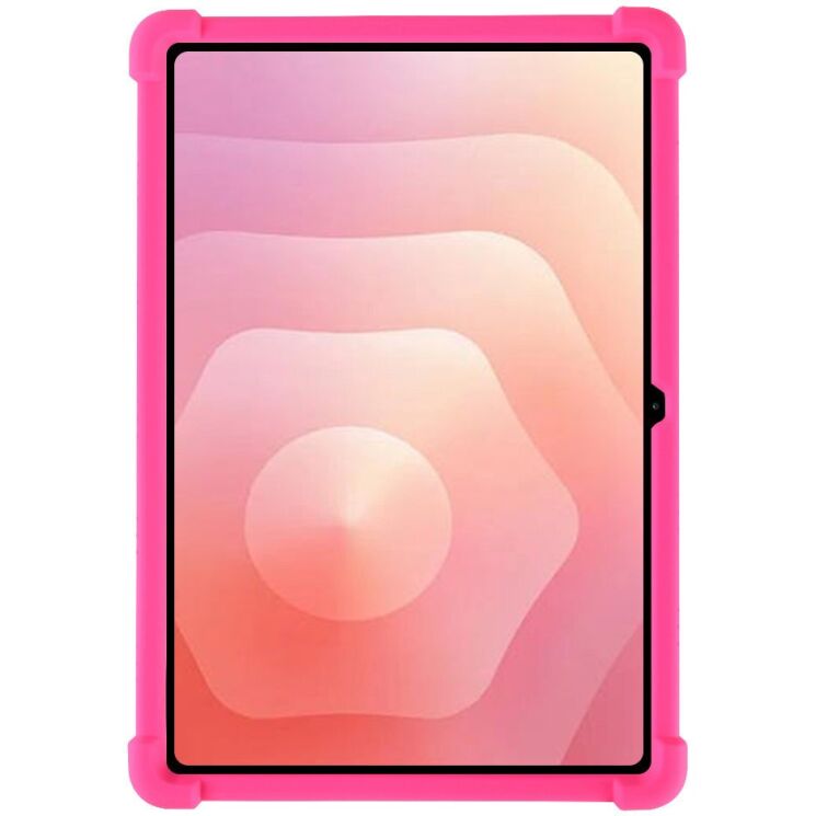 Защитный чехол Deexe Silicone Kickstand для Samsung Galaxy Tab S12 Plus - Rose: фото 2 из 7