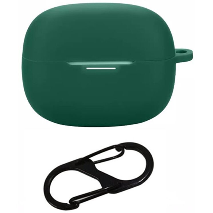 Защитный чехол Deexe Silicone Sleeve для Xiaomi Redmi Buds 8 Pro - Blackish Green: фото 1 из 8