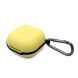 Захисний чохол Deexe Silky Silicone для Samsung Galaxy Buds Live / Buds Pro / Buds 2 / Buds 2 Pro / Buds FE - Yellow (267813Y). Фото 1 з 6