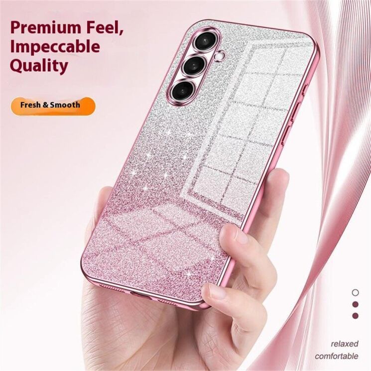 Защитный чехол Deexe Sparkles Cover для Samsung Galaxy A27 (A276) - Pink (408604P) Защитный чехол Deexe Sparkles Cover для Samsung Galaxy A27 (A276) - Pink: фото 5 из 7