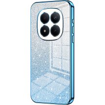 Защитный чехол Deexe Sparkles Cover для Xiaomi Redmi Note 15 Pro - Blue: фото 1 из 7