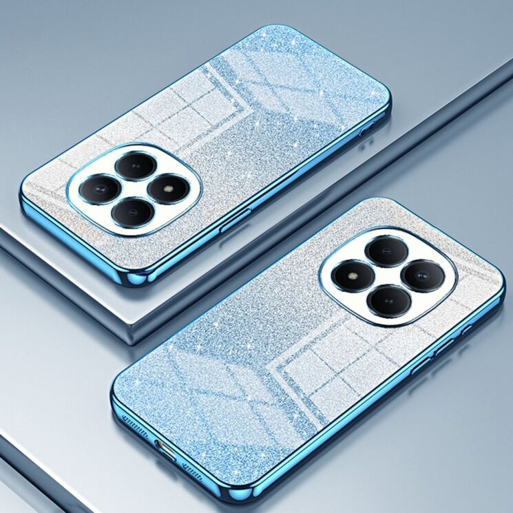 Защитный чехол Deexe Sparkles Cover для Xiaomi Redmi Note 15 Pro - Blue (405238L) Защитный чехол Deexe Sparkles Cover для Xiaomi Redmi Note 15 Pro - Blue: фото 2 из 7