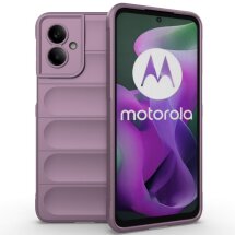 Захисний чохол Deexe Terra Case для Motorola Moto G55 - Light Purple: фото 1 з 4