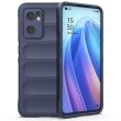 Защитный чехол Deexe Terra Case для OPPO Find X5 Lite / Reno 7 5G - Dark Blue (306950DB)