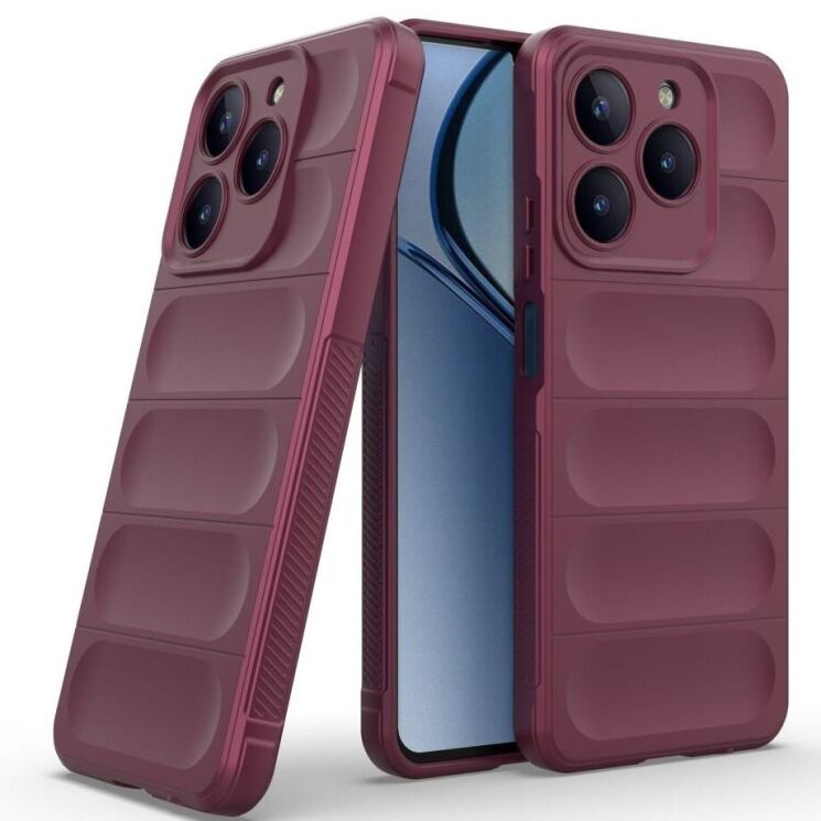 Защитный чехол Deexe Terra Case для Realme C63 / C61 - Wine Red: фото 2 из 6
